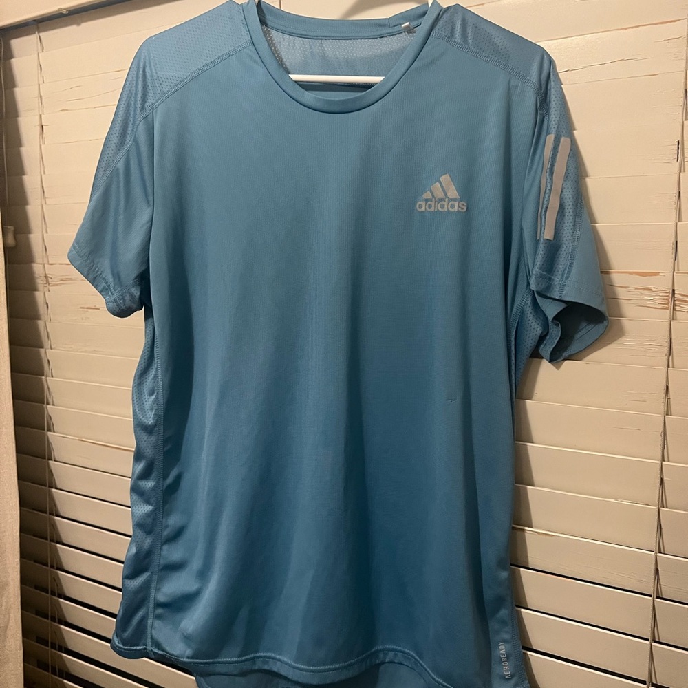 Adidas Blue Athletic T-Shirt